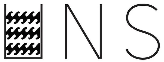 Early UNS logo direction: a U filled with a wave pattern next to N and S
